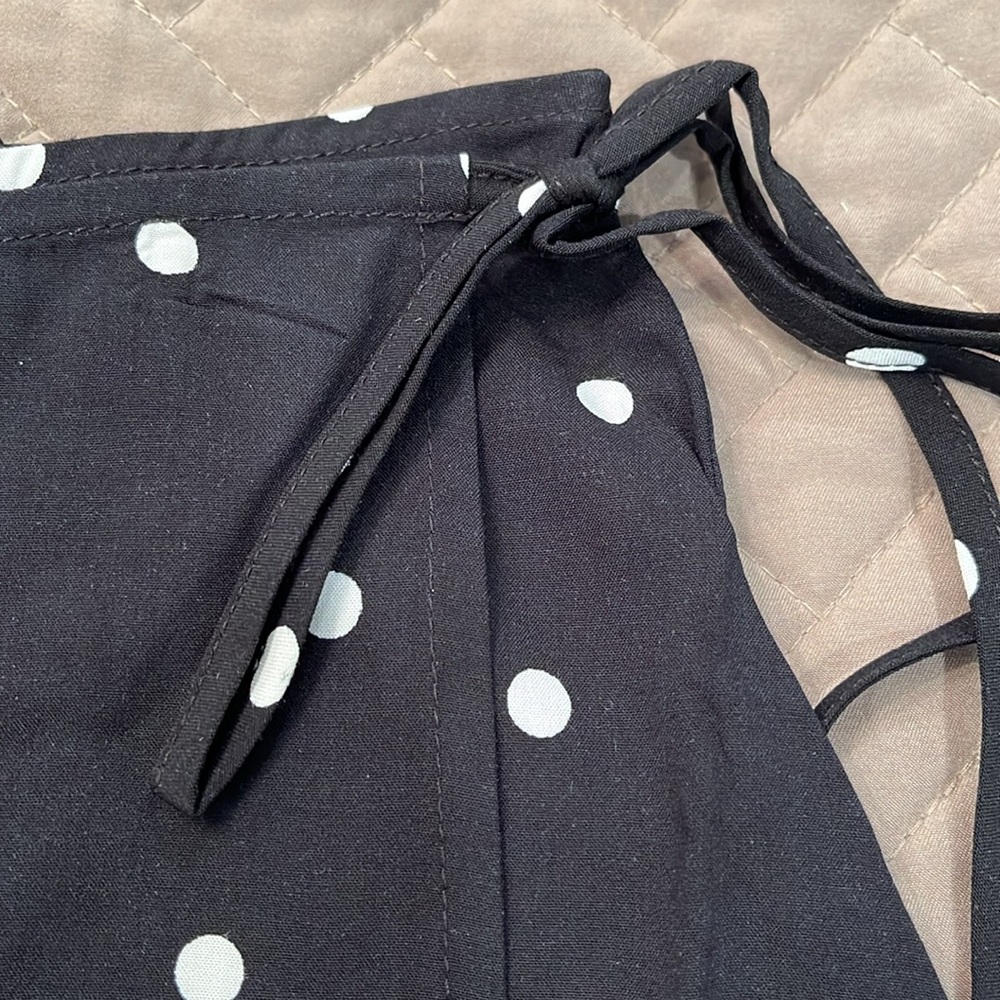 GAP Polka Dot Print Tie-Waist Mini Skirt/NWT/S - Picture 5 of 11